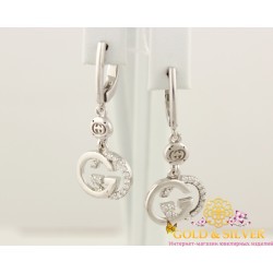 Серебряные серьги Генезис 2228/1р